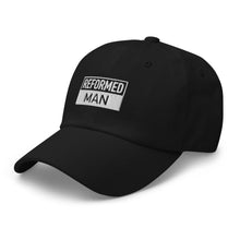 Load image into Gallery viewer, Reformed Man Box Logo Dad Hat - Black