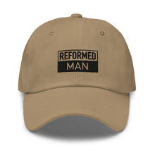 Load image into Gallery viewer, Reformed Man Box Logo Dad Hat - Khaki