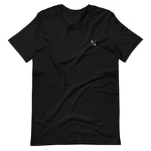 Load image into Gallery viewer, R/W Embroidered Badge Women's Tee - Black Heather