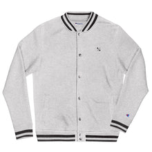 Load image into Gallery viewer, R/M Embroidered Champion Bomber Jacket - Oxford Grey
