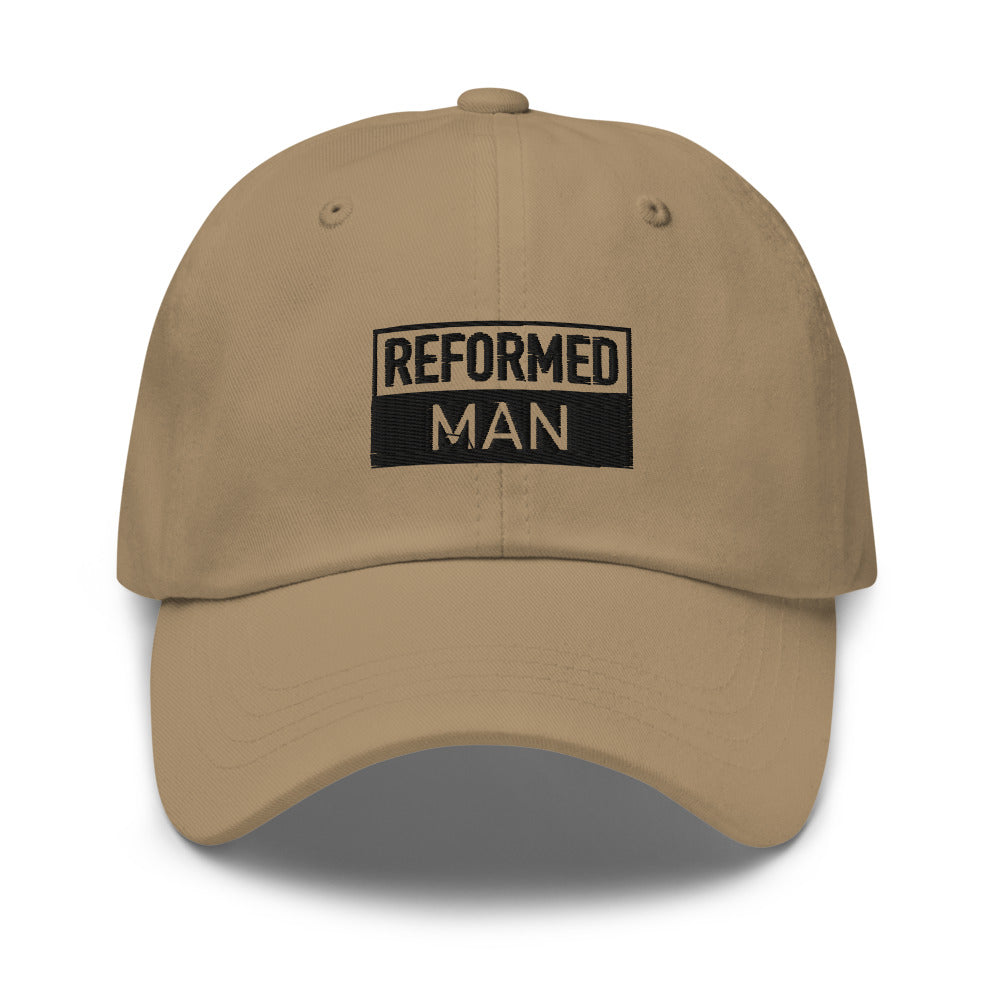 Reformed Man Box Logo Dad Hat - Black