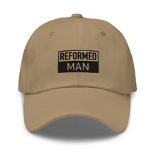 Load image into Gallery viewer, Reformed Man Box Logo Dad Hat - Khaki
