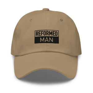Reformed Man Box Logo Dad Hat - Khaki