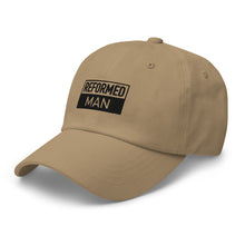Load image into Gallery viewer, Reformed Man Box Logo Dad Hat - Khaki
