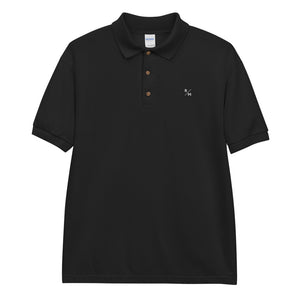 R/M Embroidered Badge Polo - Black