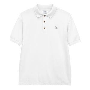 R/M Embroidered Badge Polo - White