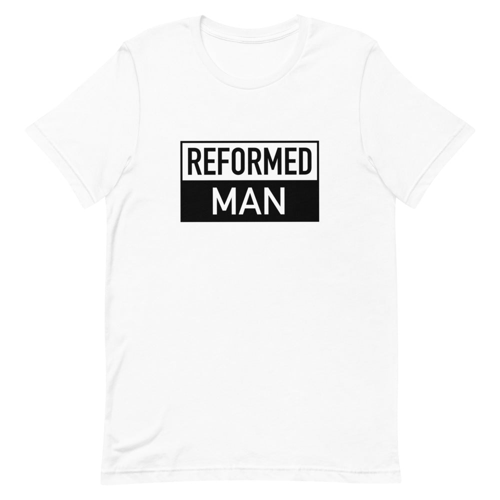 Troubled Drejning brysomme Reformed Man Box Tee - White