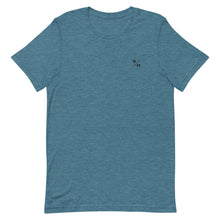 Load image into Gallery viewer, R/M Embroidered Badge Tee - Dark Teal Heather
