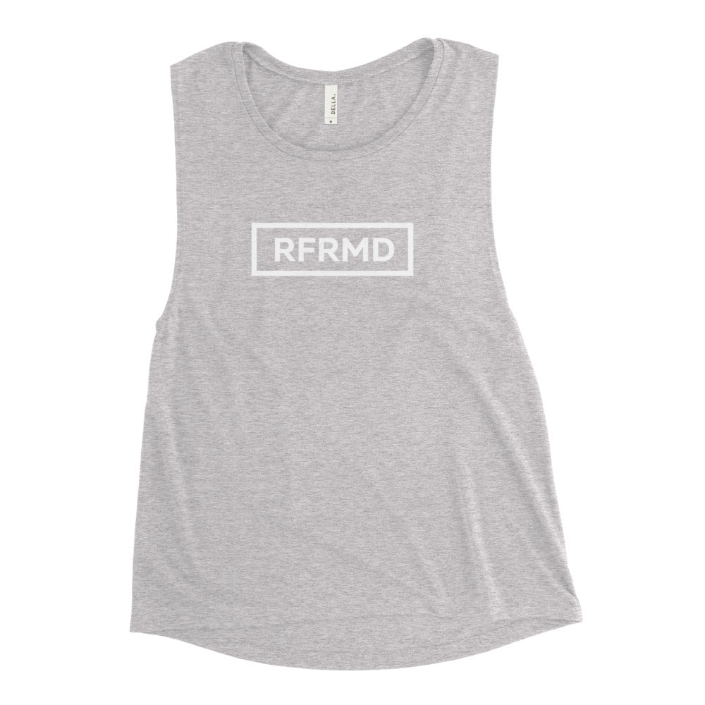 RFRMD Box Women's Muscle Tank - Athletic Heather