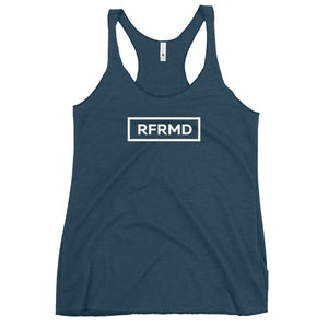 RFRMD Box Women's Racerback Tank - Indigo